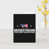 Brisketarian omdat Brisket nooit verdwijnt - B Kaart (Gele Bloem)