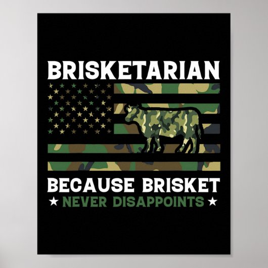 Brisketarian omdat Brisket Shi nooit teleurstelt Poster (Voorkant)
