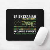 Brisketarian omdat brisket teleurstelt shirt bbq muismat (Met muis)