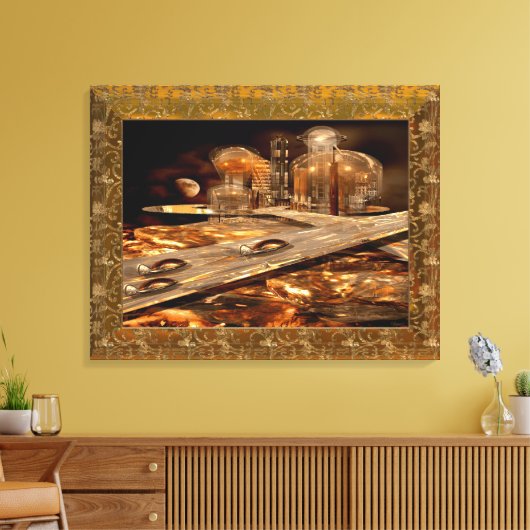 BriskPort Wrapped Canvas (Insitu (Woonkamer))