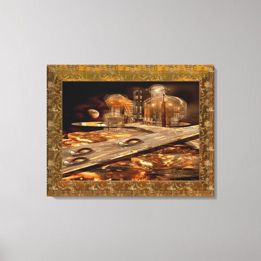 BriskPort Wrapped Canvas Afdruk (Voorkant)