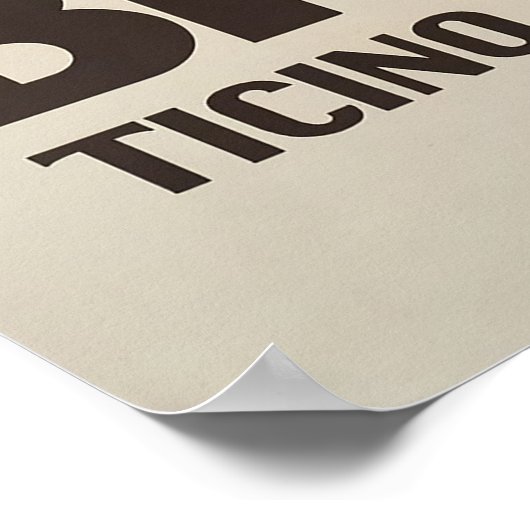 Brissago, Ticino, Zwitserland,Reisposter Poster (Hoek)