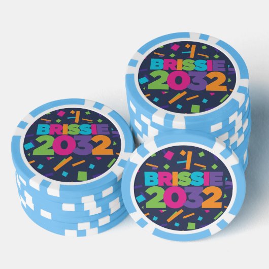 Brissie 2032 poker chips (Opstapeling)