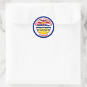 BRISTISH COLUMBIA, CANADA RONDE STICKER (Tas)