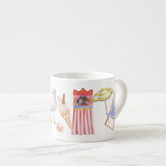 Bristish Seaside Espresso Mok (Voorkant rechts)