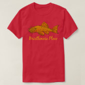 Bristlenooppen voor alle pleco-liefhebbers 2 t-shirt (Design voorkant)