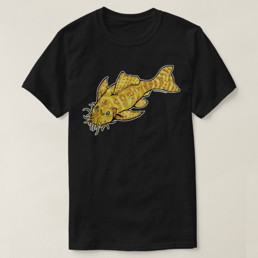 Bristlenose Pleco Lemon T-shirt (Design voorkant)