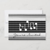 Bristles Musical Notes Kaart (Voorkant)