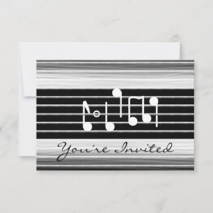 Bristles Musical Notes Kaart