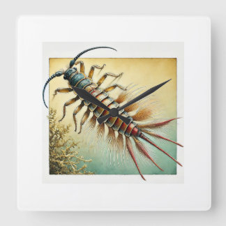 Bristletail 151024IREF202 - Watercolor Vierkante Klok