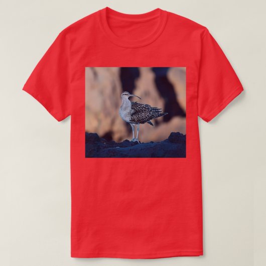Bristlethighed Curlew T-shirt (Design voorkant)
