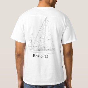 Bristol 32 met lijntekening t-shirt