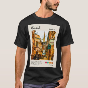 Bristol Aquarel Reizen T-shirt