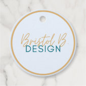 Bristol B-ontwerp cadeaukaartjes Bedankjes Labels (Voorkant)