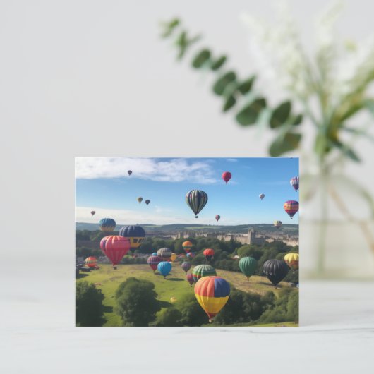Bristol Balloon Fiesta Briefkaart (Staand voorkant)