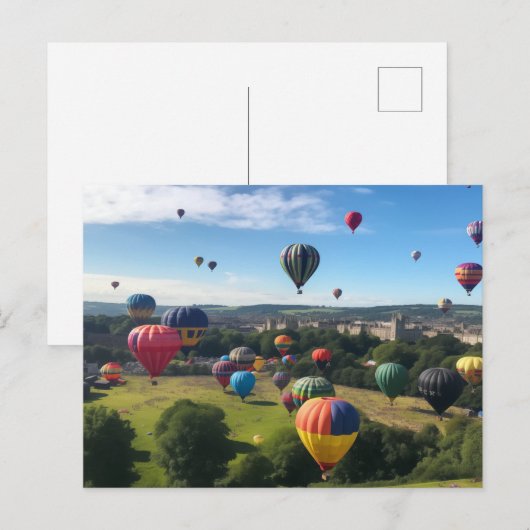 Bristol Balloon Fiesta Briefkaart (Voorkant / Achterkant)