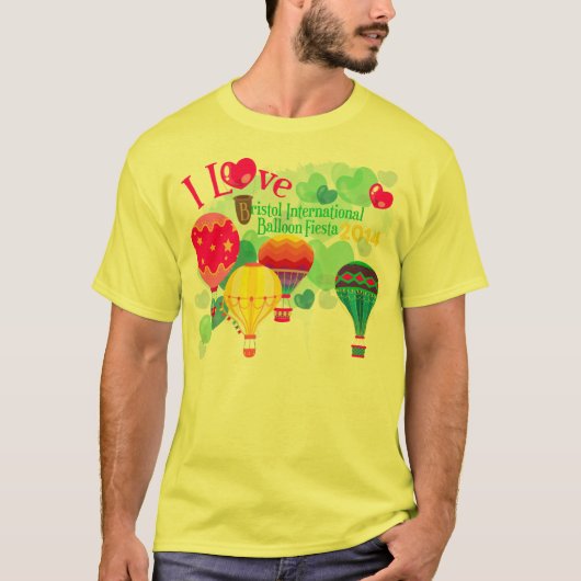 Bristol Balloon Man Tee Shirt (Voorkant)