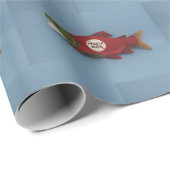 Bristol Bay Sockeye Salmon No Pebble Mine Cadeaupapier (Rol Hoek)