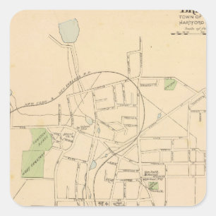 Bristol Borough Vierkante Sticker