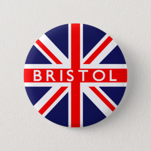 Bristol: Britse vlag Ronde Button 5,7 Cm