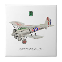 Bristol Bulldog, biplane, with monogram,