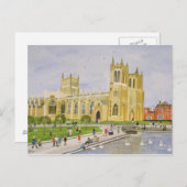 Bristol Cathedral en College Green 1989 Briefkaart (Voorkant / Achterkant)