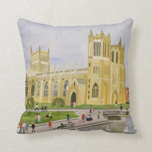 Bristol Cathedral en College Green 1989 Kussen