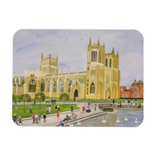 Bristol Cathedral en College Green 1989 Magneet