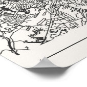 Bristol City Map Poster – Modern Minimal Urban Art (Hoek)