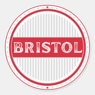 Bristol City Pride Embleem – Engelse identiteit Ronde Sticker