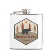 Bristol Cliffs Wilderness Beer Heupfles (Voorkant)