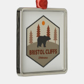 Bristol Cliffs Wilderness Beer Metalen Ornament (Rechts)