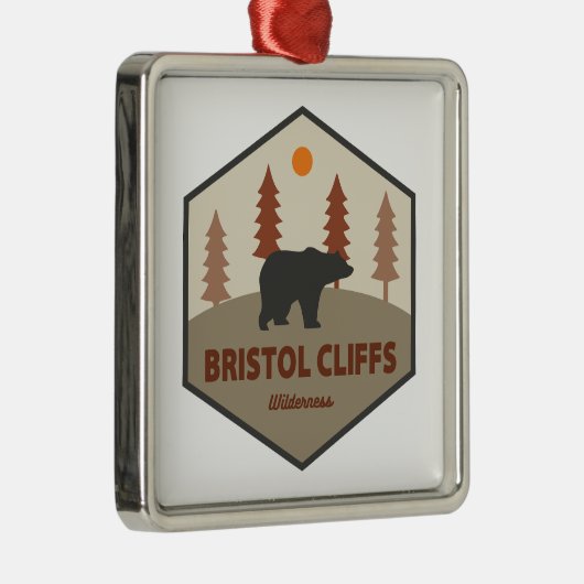 Bristol Cliffs Wilderness Beer Metalen Ornament (Rechts)
