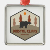 Bristol Cliffs Wilderness Beer Metalen Ornament (Voorkant)
