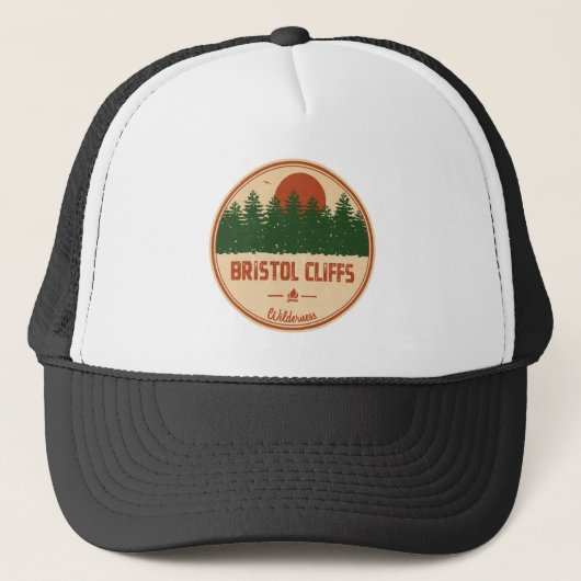 Bristol Cliffs Wilderness Vermont Trucker Pet (Voorkant)