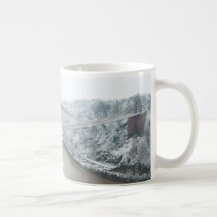 Bristol Clifton Suspension Bridge in de winter Koffiemok