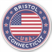 Bristol Connecticut, Bristol Sticker (Voorkant)