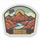 Bristol, Connecticut Sticker (Voorkant)