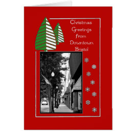 Bristol Downtown Holiday-kaart