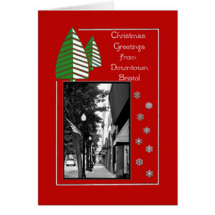 Bristol Downtown Holiday-kaart