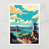 Bristol Engeland Art Travel illustratie Briefkaart (Voorkant)