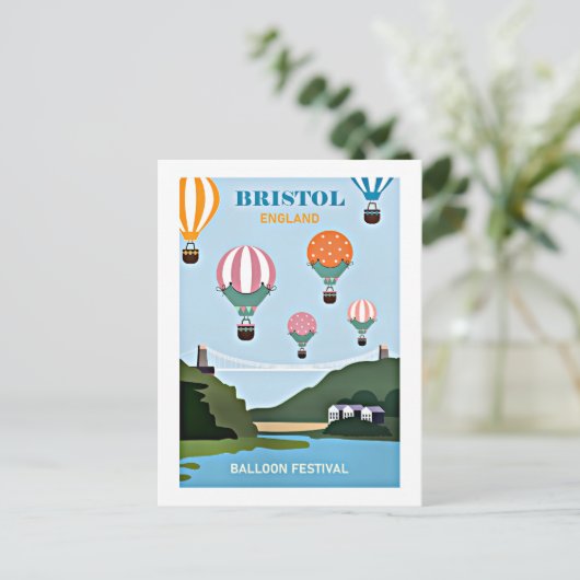 Bristol Engeland ballonfestival Briefkaart (Staand voorkant)