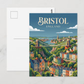 Bristol Engeland Briefkaart (Voorkant / Achterkant)
