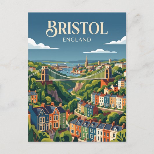 Bristol Engeland Briefkaart (Voorkant)