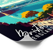 Bristol Engeland Kunst vintage reisillustratie Poster (Hoek)