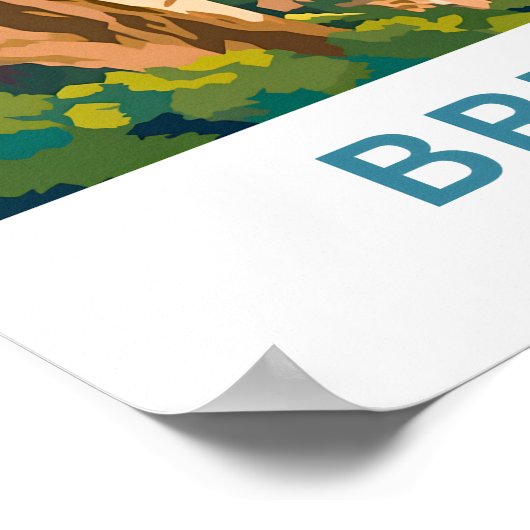 Bristol Engeland Reisprint Poster (Hoek)