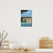 Bristol Engeland Retro Reis Kunst Vintage Poster (Keuken)