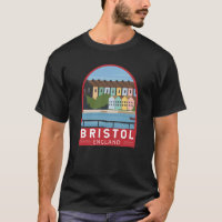 Bristol England Retro Travel Art