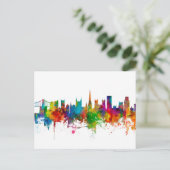Bristol England Skyline Briefkaart (Staand voorkant)