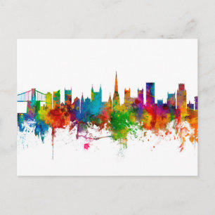 Bristol England Skyline Briefkaart